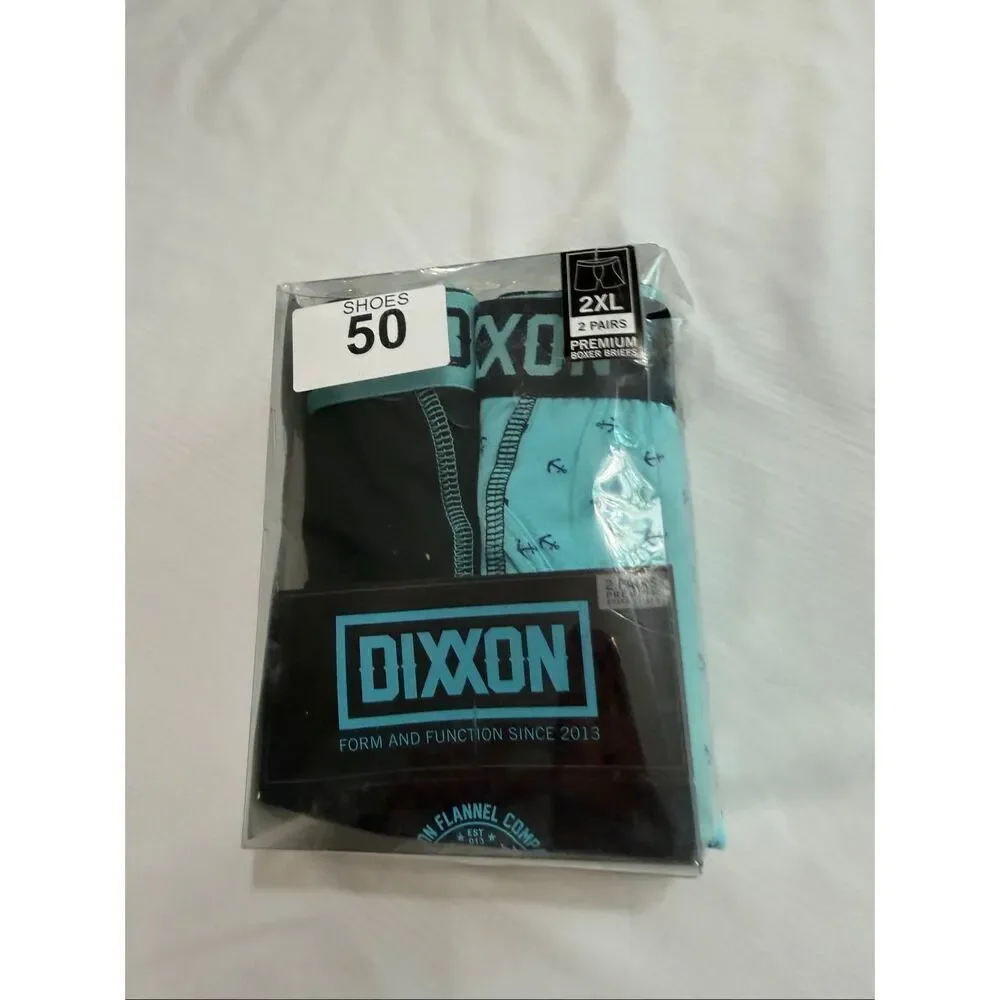 Dixxon 2 Pair Boxer Briefs Size 2XL New